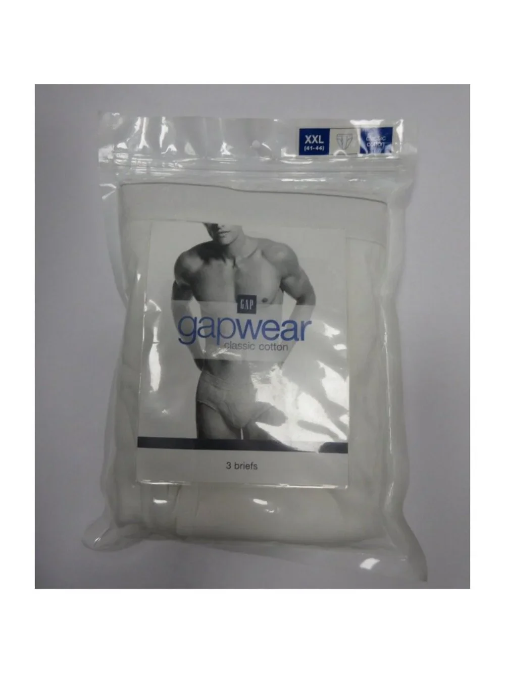 VINTAGE Gap Underwear XXL 3 Pack Briefs Classic Deadstock New